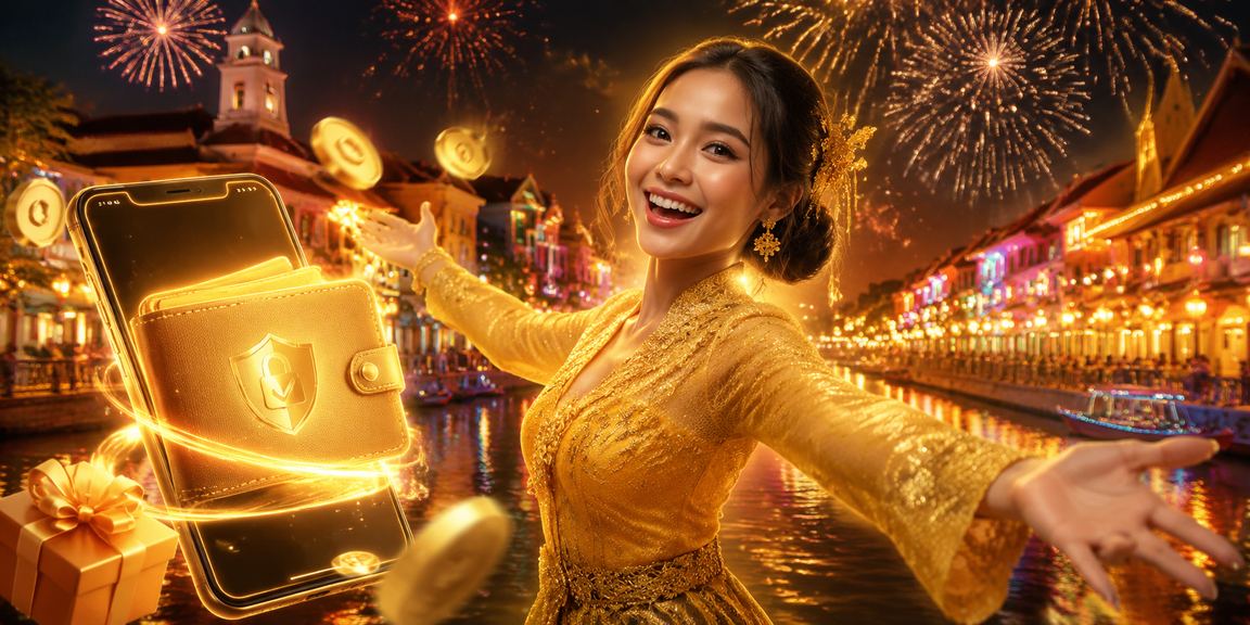 Skrin pendaftaran dan bonus ahli baharu 1818 di Melaka